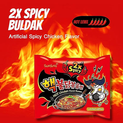 Buldak Ramen Noodles - 2x Spicy